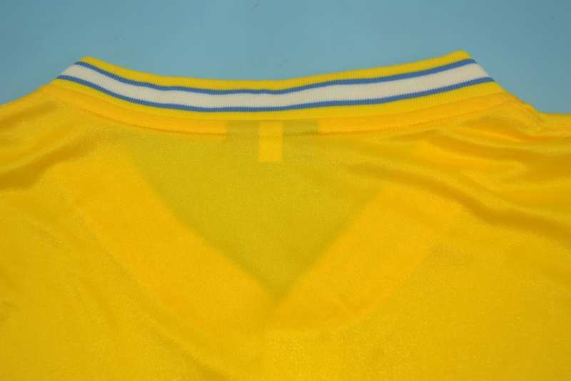 Thailand Quality(AAA) 1996/98 Leeds United Away Retro Soccer Jersey