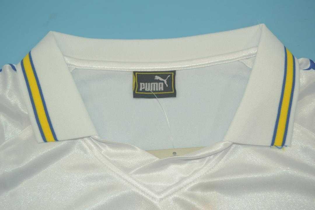 Thailand Quality(AAA) 1998/00 Leeds United Home Retro Soccer Jersey