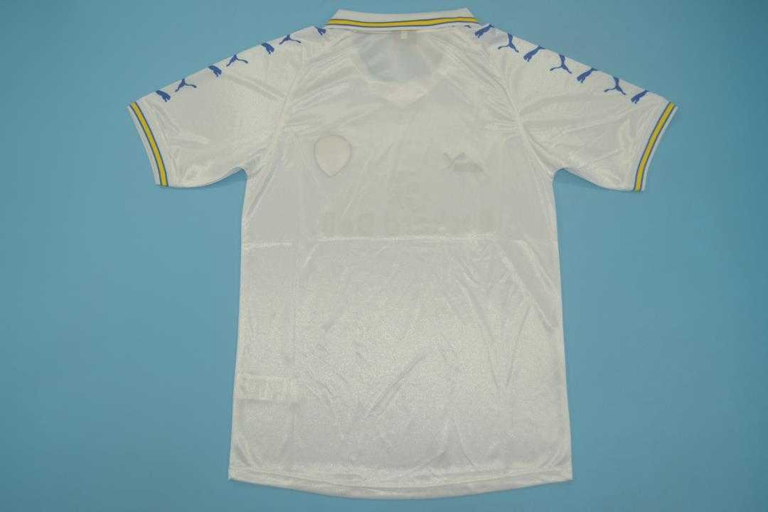 Thailand Quality(AAA) 1998/00 Leeds United Home Retro Soccer Jersey