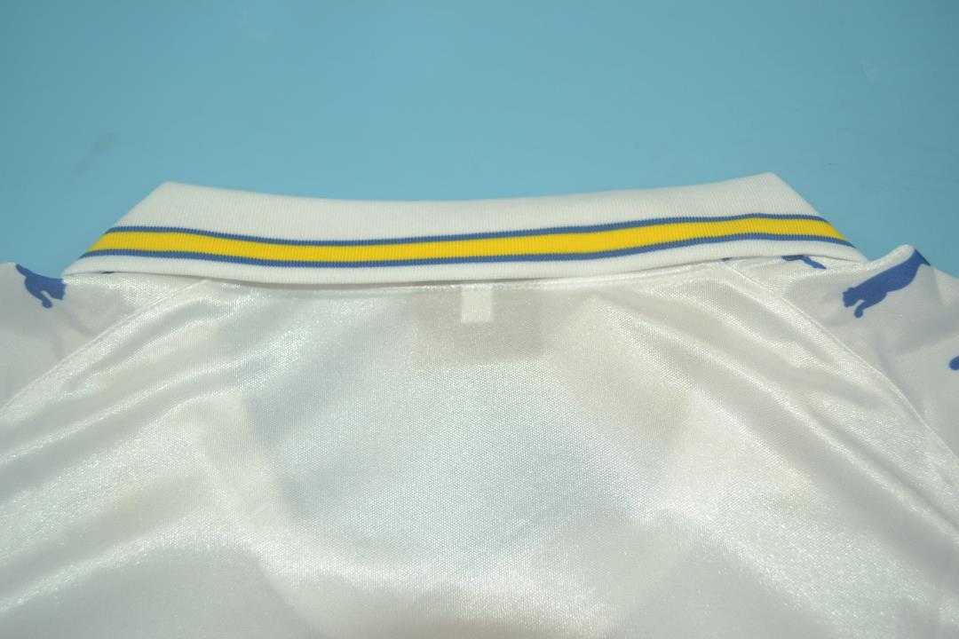 Thailand Quality(AAA) 1998/00 Leeds United Home Retro Soccer Jersey