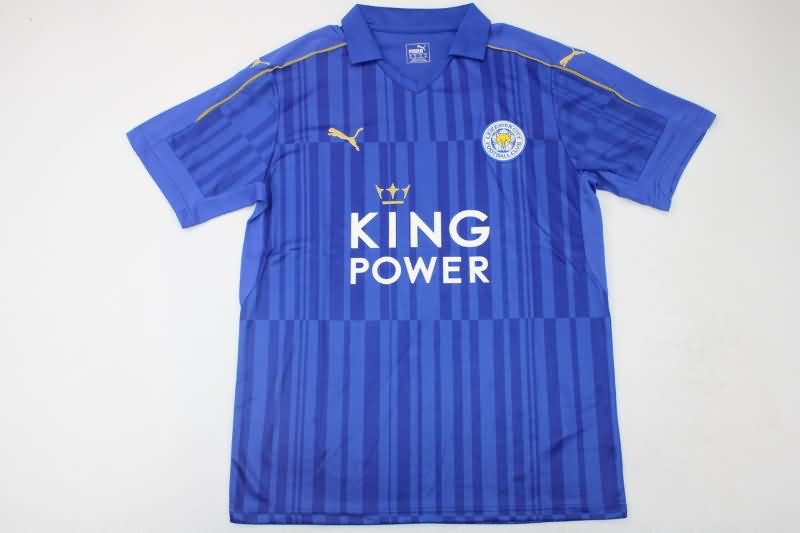 Thailand Quality(AAA) 2016/17 Leicester City Home Retro Soccer Jersey