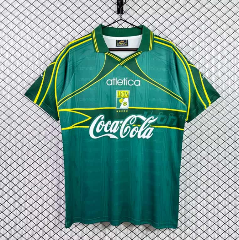 Thailand Quality(AAA) 1998/99 Leon Home Retro Soccer Jersey