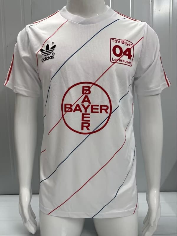 Thailand Quality(AAA) 1987/88 Leverkusen Away Retro Soccer Jersey