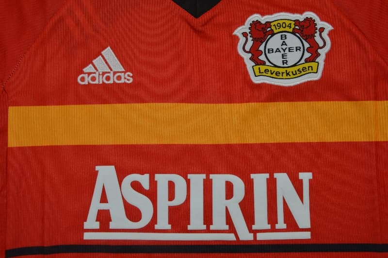 Thailand Quality(AAA) 1999/00 Leverkusen Home Retro Soccer Jersey