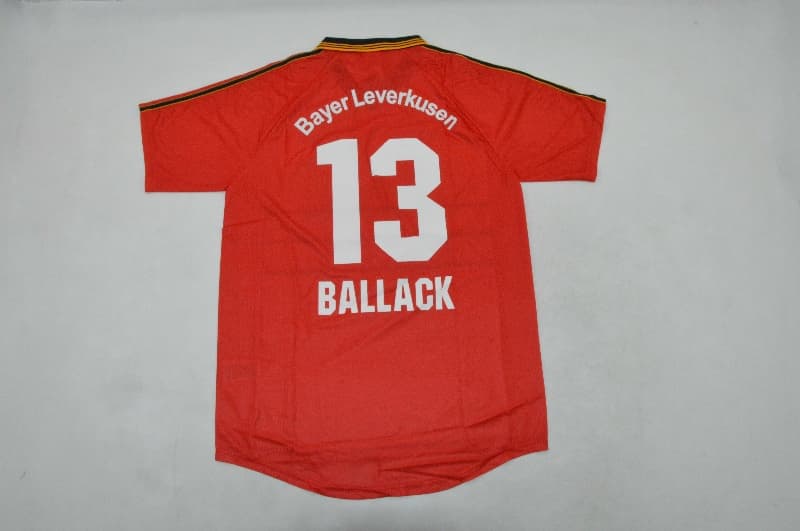 Thailand Quality(AAA) 1999/00 Leverkusen Home Retro Soccer Jersey