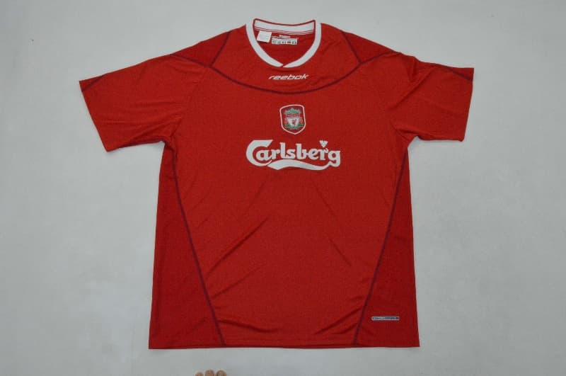 Thailand Quality(AAA) 2002/04 Liverpool Home Retro Soccer Jersey