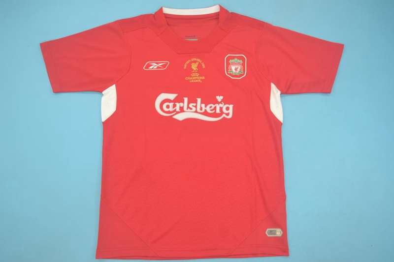 Thailand Quality(AAA) 2004/05 Liverpool Home Retro Soccer Jersey