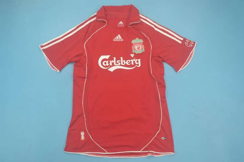 Thailand Quality(AAA) 2006/08 Liverpool Home Retro Soccer Jersey