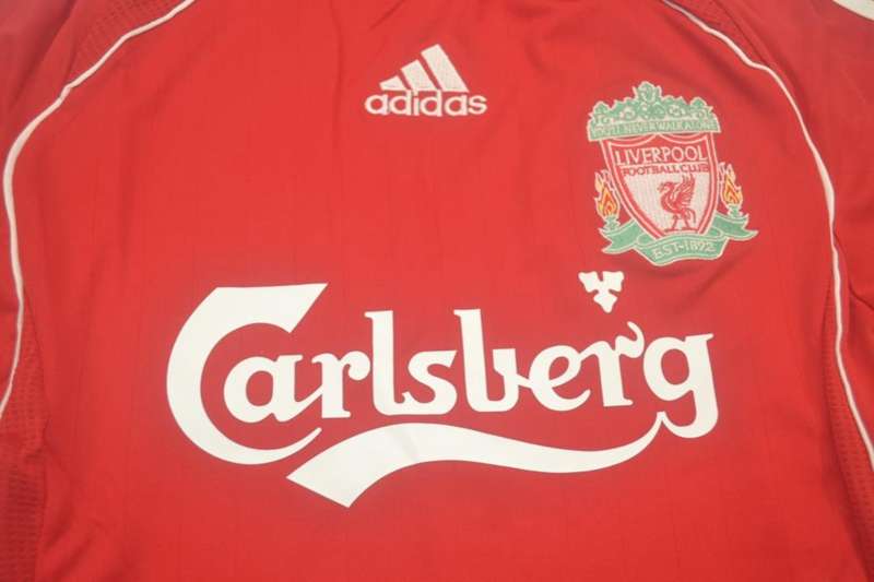 Thailand Quality(AAA) 2006/08 Liverpool Home Retro Soccer Jersey