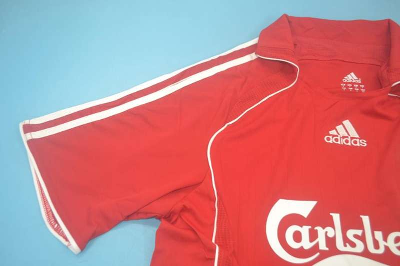 Thailand Quality(AAA) 2006/08 Liverpool Home Retro Soccer Jersey