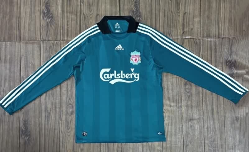Thailand Quality(AAA) 2008/09 Liverpool Away Long Sleeve Retro Soccer Jersey Thailand Quality(AAA) 2008/09 Liverpool Away Long Sleeve Retro Soccer Jersey