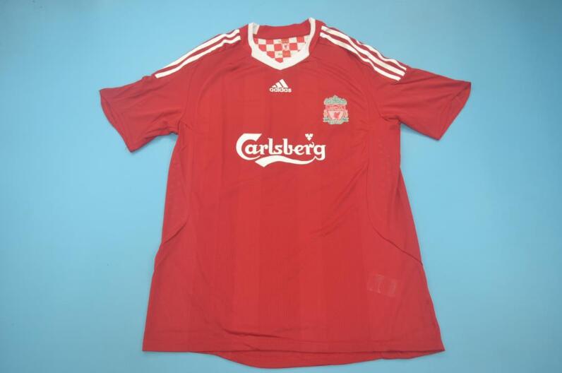 Thailand Quality(AAA) 2008/10 Liverpool Home Retro Soccer Jersey