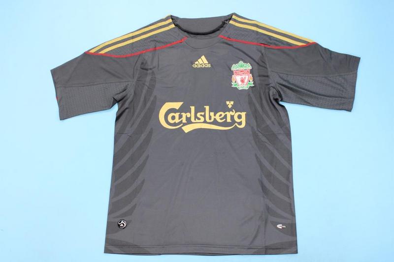 Thailand Quality(AAA) 2009/10 Liverpool Away Retro Soccer Jersey