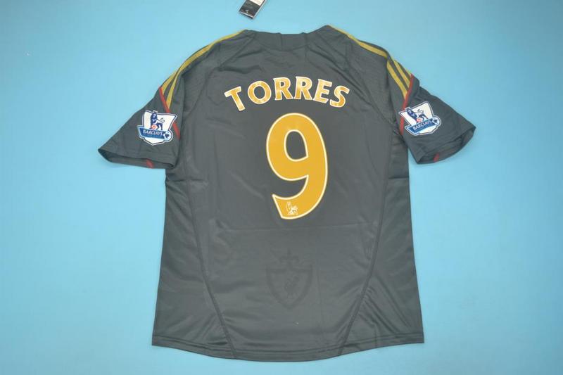 Thailand Quality(AAA) 2009/10 Liverpool Away Retro Soccer Jersey