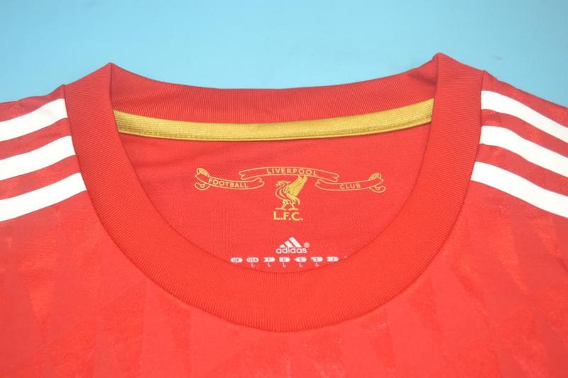 Thailand Quality(AAA) 2011/12 Liverpool Home Retro Soccer Jersey(L/S)