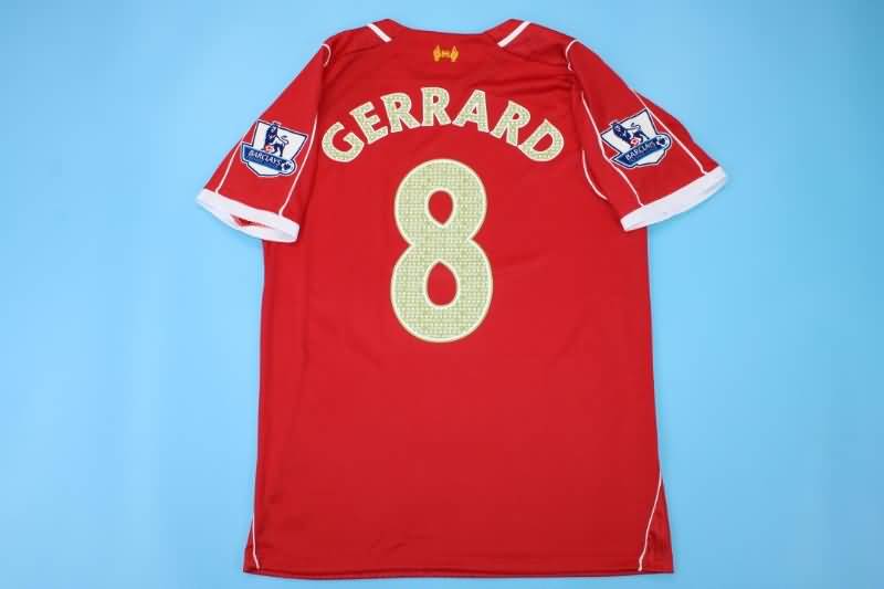 Thailand Quality(AAA) 2014/15 Liverpool Home Retro Soccer Jersey