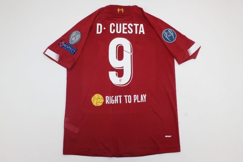 Thailand Quality(AAA) 2019/20 Liverpool Home Retro Soccer Jersey