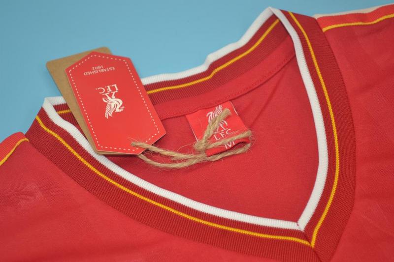 Thailand Quality(AAA) 1985/86 Liverpool Home Retro Soccer Jersey