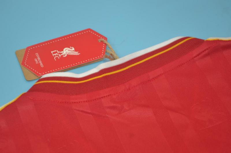 Thailand Quality(AAA) 1985/86 Liverpool Home Retro Soccer Jersey