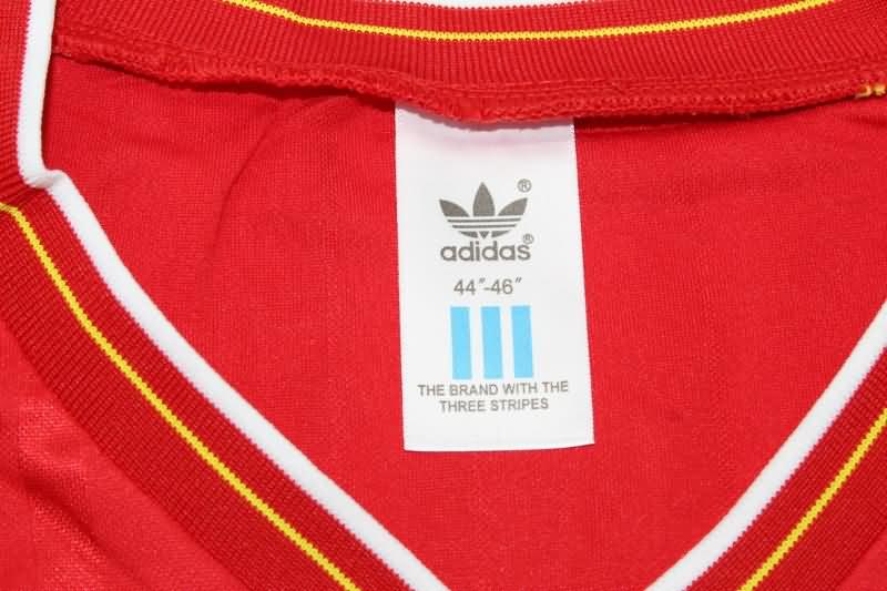 Thailand Quality(AAA) 1985/86 Liverpool Home Retro Long Soccer Jersey