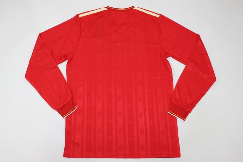 Thailand Quality(AAA) 1985/86 Liverpool Home Retro Long Soccer Jersey