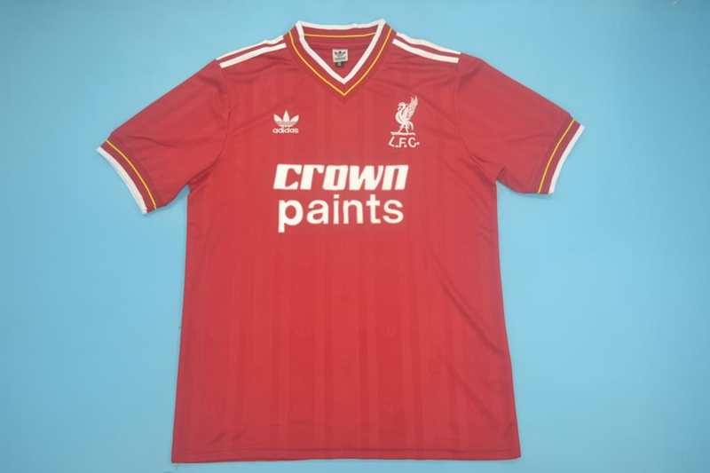 Thailand Quality(AAA) 1986/87 Liverpool Home Retro Soccer Jersey