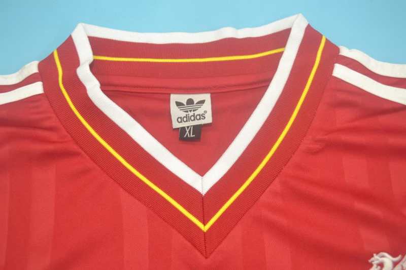 Thailand Quality(AAA) 1986/87 Liverpool Home Retro Soccer Jersey