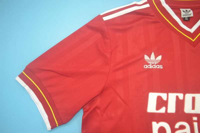 Thailand Quality(AAA) 1986/87 Liverpool Home Retro Soccer Jersey