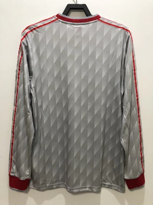 Thailand Quality(AAA) 1988/89 Liverpool Away Long Sleeve Retro Soccer Jersey