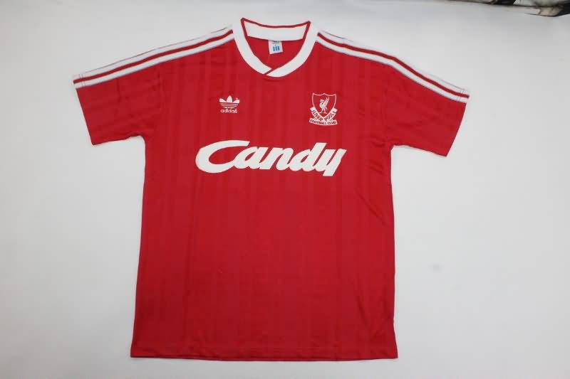 Thailand Quality(AAA) 1988/89 Liverpool Home Retro Soccer Jersey