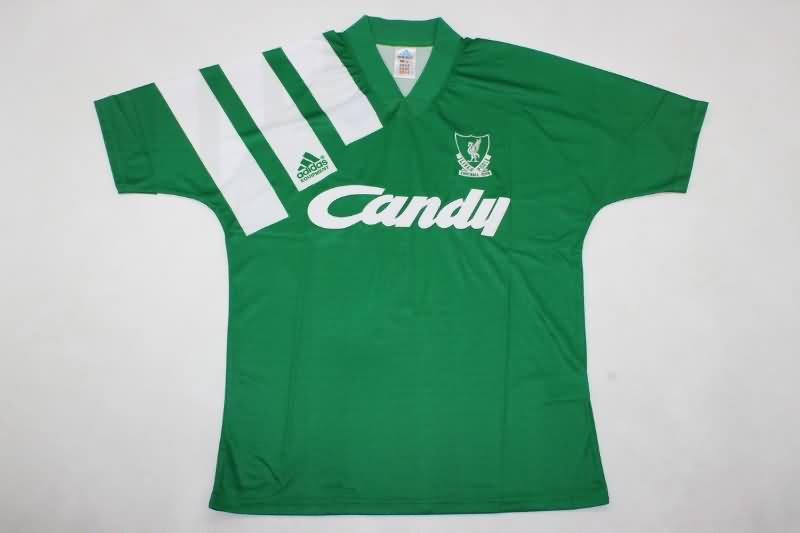 Thailand Quality(AAA) 1991/92 Liverpool Away Retro Soccer Jersey