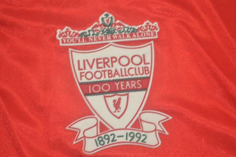 Thailand Quality(AAA) 1992/93 Liverpool Home Retro Soccer Jersey