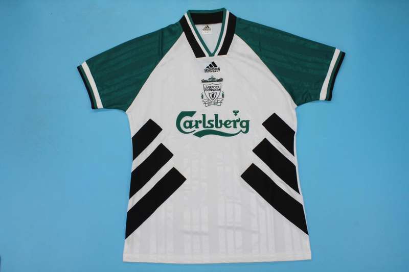 Thailand Quality(AAA) 1993/95 Liverpool Away Retro Soccer Jersey