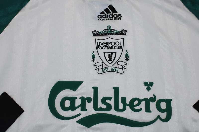 Thailand Quality(AAA) 1993/95 Liverpool Away Retro Soccer Jersey