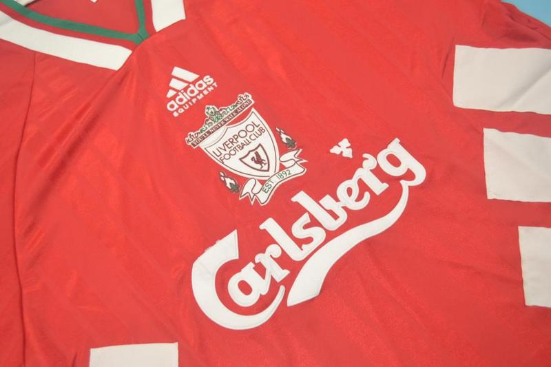 Thailand Quality(AAA) 1993/95 Liverpool Home Retro Soccer Jersey