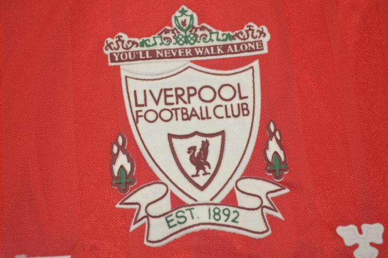 Thailand Quality(AAA) 1993/95 Liverpool Home Retro Soccer Jersey