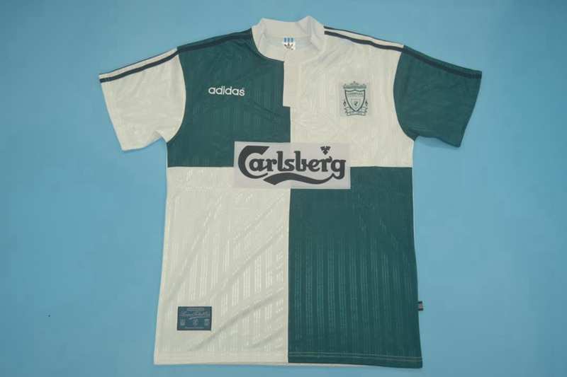 Thailand Quality(AAA) 1995/96 Liverpool Away Retro Soccer Jersey