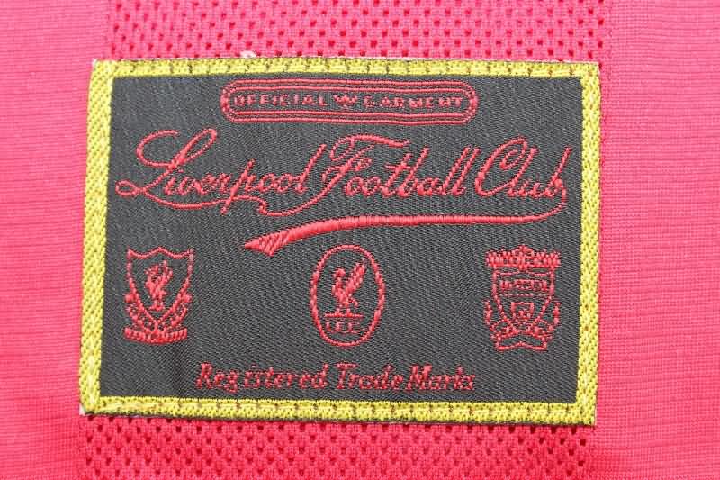 Thailand Quality(AAA) 1995/96 Liverpool Home Long Sleeve Retro Soccer Jersey