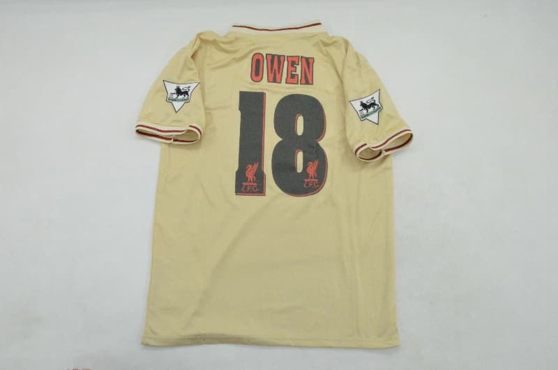 Thailand Quality(AAA) 1996/97 Liverpool Away Retro Soccer Jersey