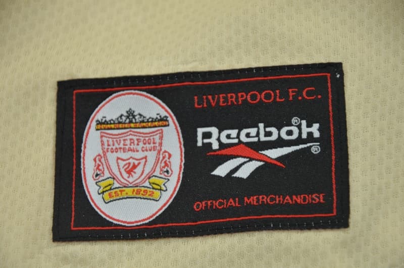 Thailand Quality(AAA) 1996/97 Liverpool Away Long Sleeve Retro Soccer Jersey