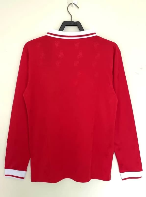 Thailand Quality(AAA) 1996/98 Liverpool Home Long Sleeve Retro Soccer Jersey