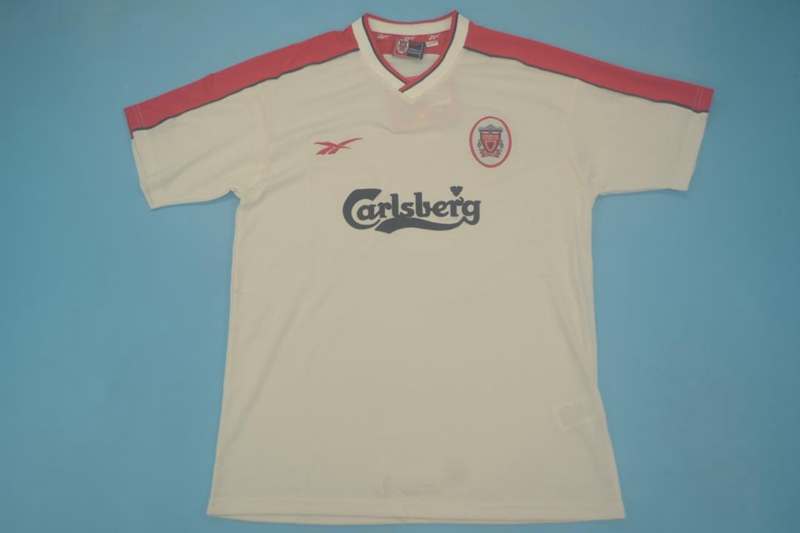 Thailand Quality(AAA) 1998/99 Liverpool Away Retro Soccer Jersey