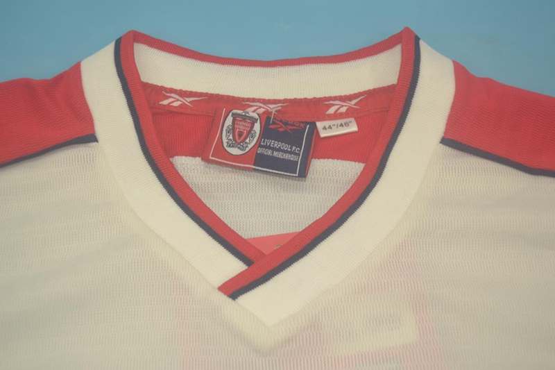 Thailand Quality(AAA) 1998/99 Liverpool Away Retro Soccer Jersey