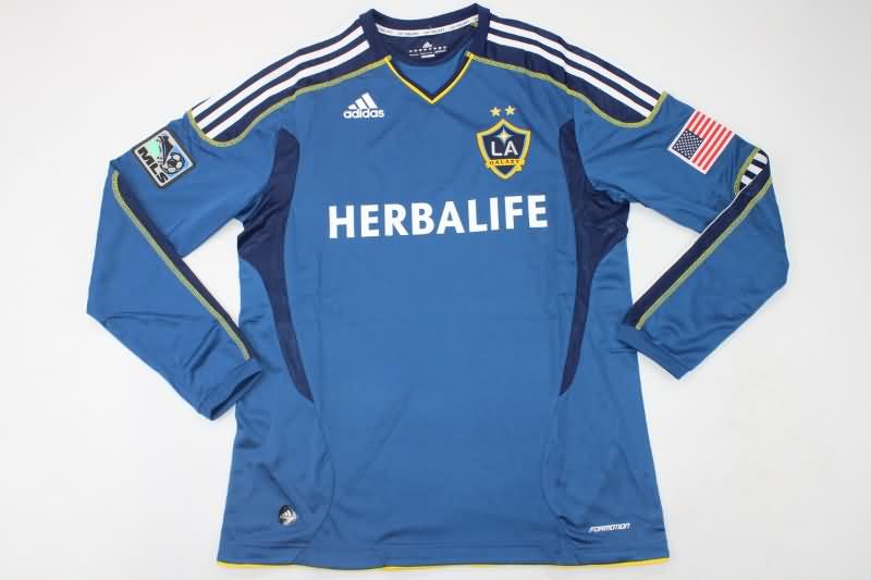 Thailand Quality(AAA) 2011/12 Los Angeles Galaxy Away Long Sleeve Retro Soccer Jersey