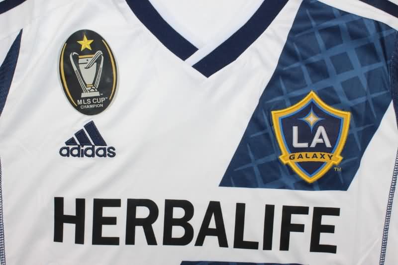Thailand Quality(AAA) 2011/12 Los Angeles Galaxy Home Long Sleeve Retro Soccer Jersey