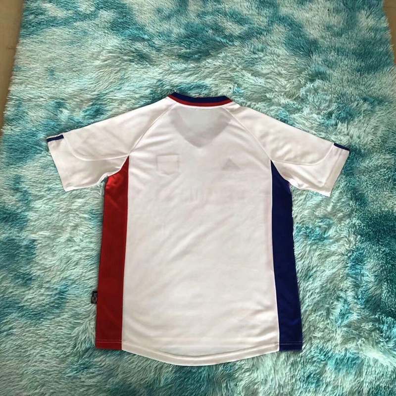 Thailand Quality(AAA) 2001/02 Lyon Home Retro Soccer Jersey