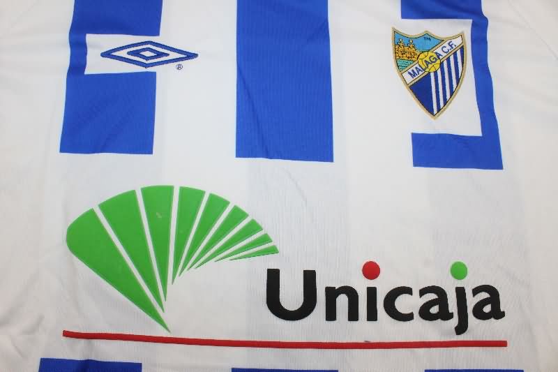 Thailand Quality(AAA) 2001/02 Malaga Home Retro Soccer Jersey