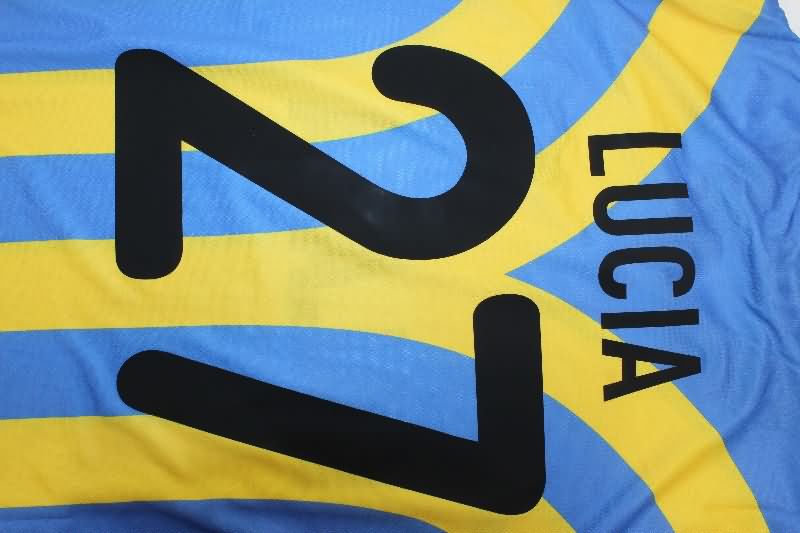 Thailand Quality(AAA) 1997/98 Malaga Away Retro Soccer Jersey