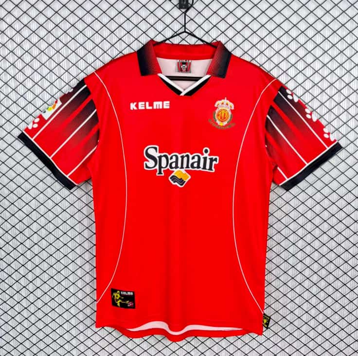 Thailand Quality(AAA) 1998/99 Mallorca Home Retro Soccer Jersey Thailand Quality(AAA) 1998/99 Mallorca Home Retro Soccer Jersey