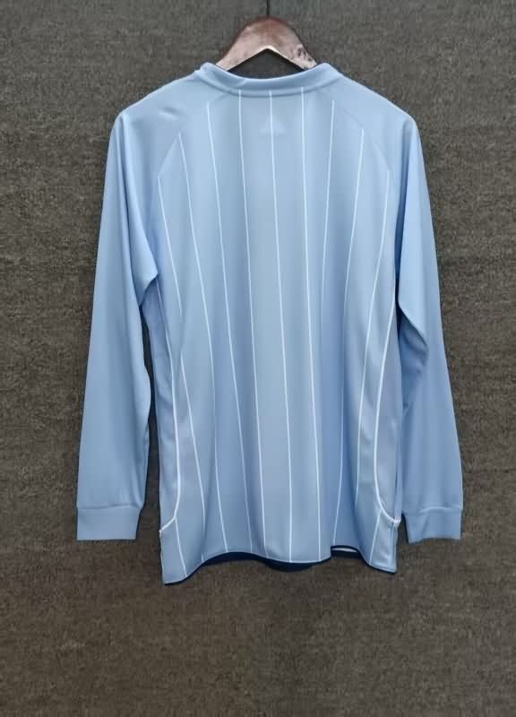 Thailand Quality(AAA) 2007/08 Manchester City Home Retro Long Sleeve Soccer Jersey